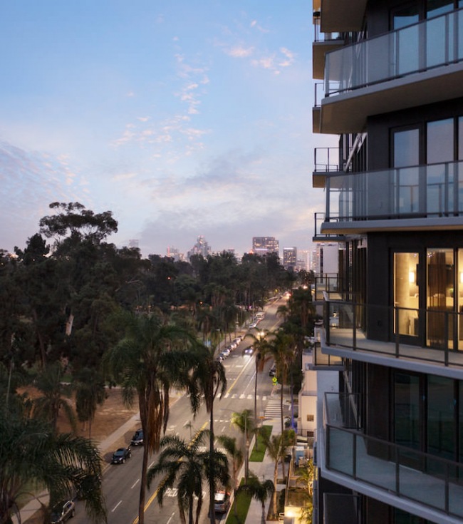 Patio view of San Diego